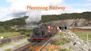 Ffestiniog Railway August 2023 [upl. by Enyr]