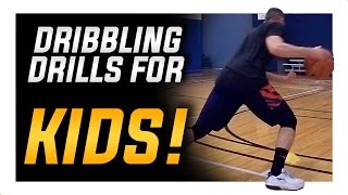 Basketball Dribbling Drills For Kids Beginner Dribbling Drills [upl. by Stroud]