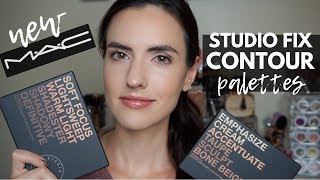 MAC Studio Fix Sculpt  Shape Contour Palette  Demo  Swatches of Both Palettes [upl. by Tollman]