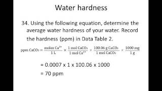 Water Hardness [upl. by Beshore]