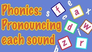 English Letter Pronunciation  Phonics [upl. by Behre]