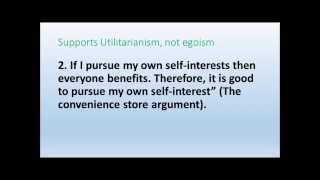 Ethical Egoism Lecture [upl. by Martens]