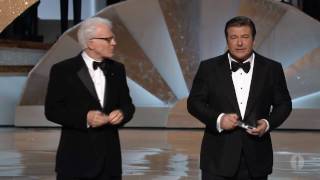 Steve Martin and Alec Baldwins Opening Monologue 2010 Oscars [upl. by Einahpad]