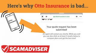 Otto Insurance review  is it legit company or a scam Heres why you shouldnt use OttoInsurance [upl. by Kcerred]