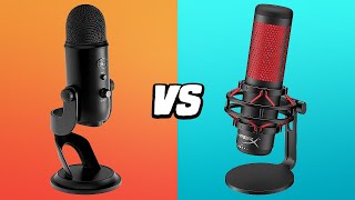 Best USB Mics Under 150  Hyper X Quadcast vs Blue Yeti [upl. by Debbee]