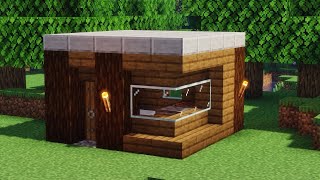 ✔ Como hacer una CASA para PRIMER DIA de Survival en Minecraft [upl. by Allemaj582]