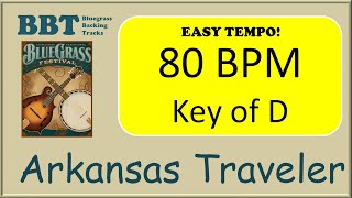 Arkansas Traveler  bluegrass backing track 80 [upl. by Omocaig901]