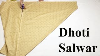 Dhoti Salwars cutting and stitching [upl. by Moreville]