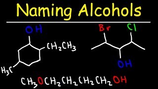 Naming Alcohols  IUPAC Nomenclature [upl. by Eiroj]