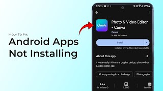 How To FIX Android Apps Not Installing [upl. by Yenffit]