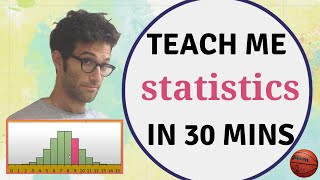 Teach me STATISTICS in half an hour Seriously [upl. by Annaj]