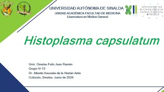 39 Histoplasma capsulatum [upl. by Mavra]