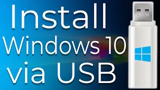 How to Download and Install Windows 10 from USB Flash Drive StepByStep [upl. by Iramaj971]