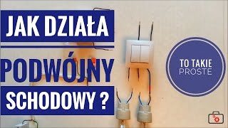 Przełącznik schodowy podwójny  jak to działa  Vteka [upl. by Hyde972]