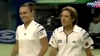 Martina Hingis vs Justine Henin 2000 Australian Open R2 Highlights [upl. by Methuselah]