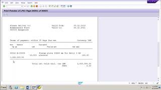 SAP MM How to Print Scheduling Agreement ME9L [upl. by Kennedy796]