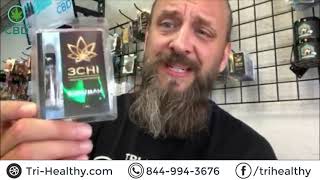 S1E138  3Chi Delta 8 THC Vape Cartridge Snowman Review [upl. by Nylahs]