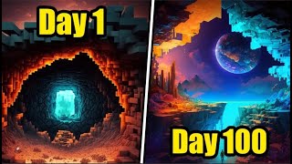 I Survived 100 Days In Minecraft Expansion [upl. by Wenoa]