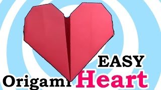 Easy Origami Heart [upl. by Loriner678]