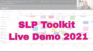 SLP Toolkit  Live Demo 2021 [upl. by Melly]