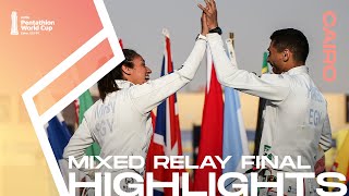 Highlights  UIPM 2020 Pentathlon World Cup Cairo EGY – Mixed Relay Finals [upl. by Jeritah]