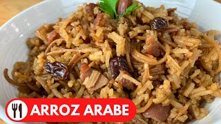 🇵🇪 ARROZ ARABE NAVIDEÑO  RECETA PERUANA [upl. by Radman]