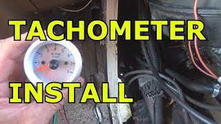 TACHOMETER INSTALLATION [upl. by Gareth]