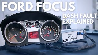 Ford Focus Dash Fault Dashboard Instrument Cluster [upl. by Clari]