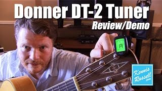 Donner DT2 Clip on TunerquotReviewDemo [upl. by Aluk]