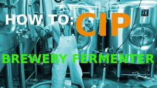 CIP BEER FERMENTER How To MICROBREWERY [upl. by Fairman]