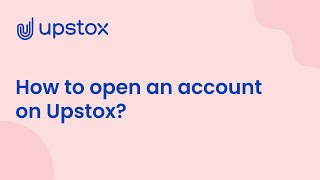 How To Open An Account On Upstox [upl. by Domash]