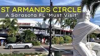 Sarasota Florida  St Armands Circle  A Sarasota Must Visit Destination [upl. by Jansen]