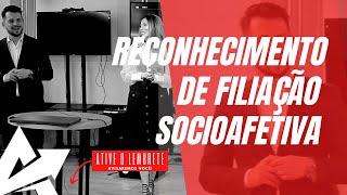 DIREITO DE FAMÍLIA Reconhecimento de filiação socioafetiva [upl. by Torruella405]