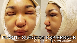 MY PLASTIC SURGERY EXPIERENCE  Pt 1 Double eyelid surgery Asian Rhinoplasty Chin liposuction [upl. by Samid160]