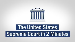 The United States Supreme Court Explained In 2 Minutes [upl. by Niajneb]