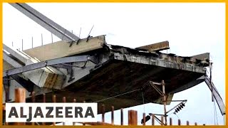 🇮🇹 Italy Bridge collapse near Genoa kills several  Al Jazeera English [upl. by Attekram943]