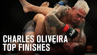 Top Finishes Charles Oliveira [upl. by Rosalinde]