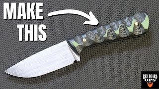 Knife Making 101 How To Make Your First Knife [upl. by Dlanar]