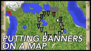 How To Put A Banner On A Map In Minecraft [upl. by Thynne]