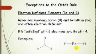 Exceptions to the Octet Rule plus examples [upl. by Alban]