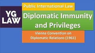 Law of Diplomatic Envoys Counsels and Representatives  Public International Law [upl. by Yrrat917]