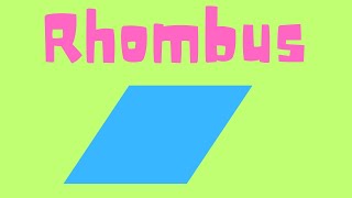 What does a rhombus look like [upl. by Lleuqram808]