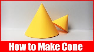 Easy Origami  4 Different Ways to Make a Cone  How Do You Make a Cone out of Paper  DIY Cones [upl. by Dilks]