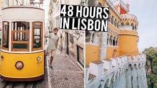 48 Hours in Lisbon Portugal  Everything to See amp Do [upl. by Owain]