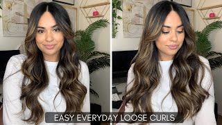 EASY EVERYDAY LOOSE CURLS [upl. by Harper]