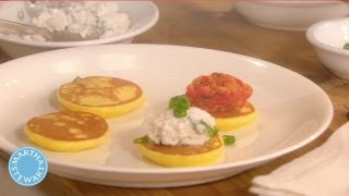 How to Make Potato Blinis  Meatless Monday  Martha Stewart [upl. by Ellehciram]