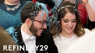 The Deep Meaning Behind An Orthodox Jewish Wedding  World Wide Wed  Refinery29 [upl. by Lindberg]