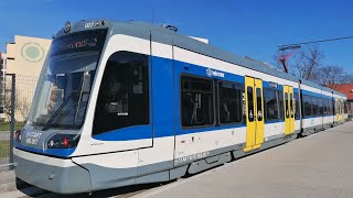 Cab View TramTrain Szeged [upl. by Nanahs146]