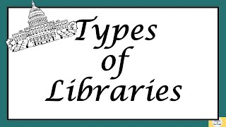 Types of libraries [upl. by Nalyorf]