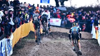 Elite Men’s Race Highlights  201516 Cyclocross World Cup  Koksijde Belgium [upl. by Anoli]